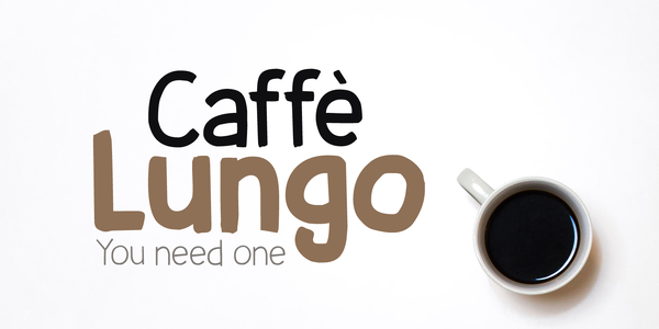 Caffe Lungo DEMO font